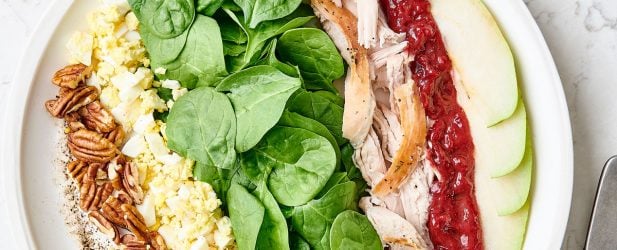 Recipe for Thanksgiving Salad | Turkey Cranberry Cobb Thumbnail