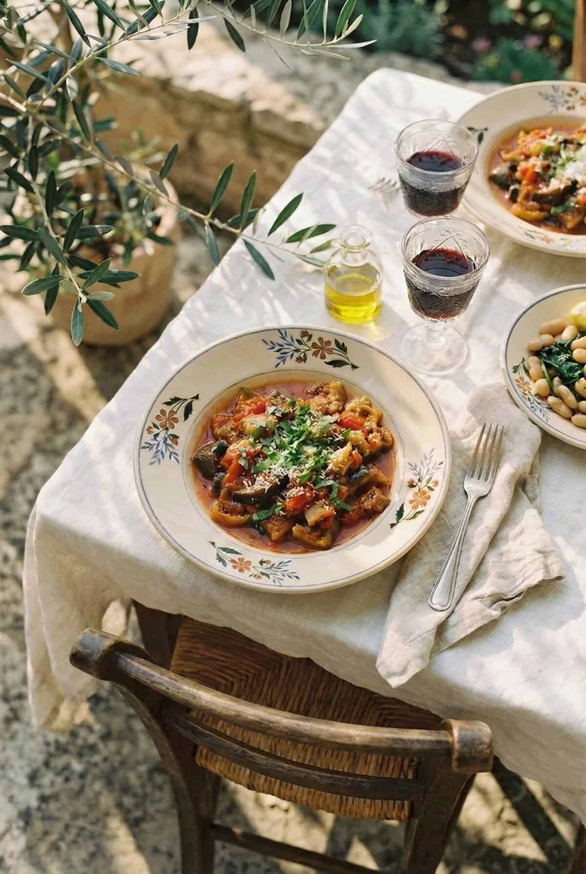 A Mediterranean coastal dinner from The Fresh 20 Mediterranean plan