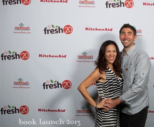 Melissa Lanz at the 2013 launch of The Fresh 20 Cookbook