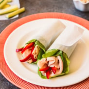 lunch meal plans - turkey wraps